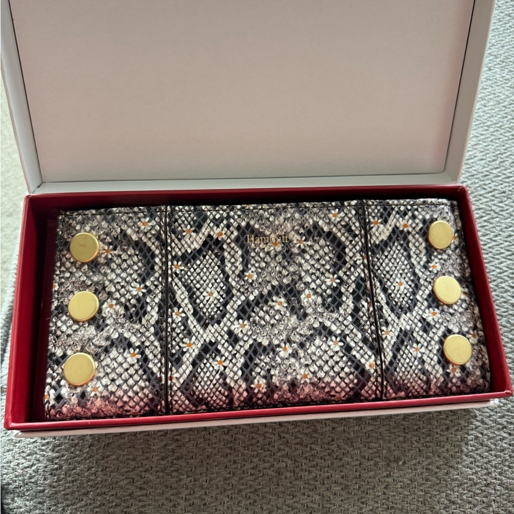 Hammitt snake skin wallet